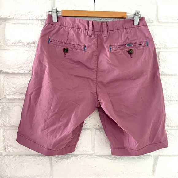 Ted Baker Dark Rose Pink Classic Chino Shorts 30R - Picture 4 of 6